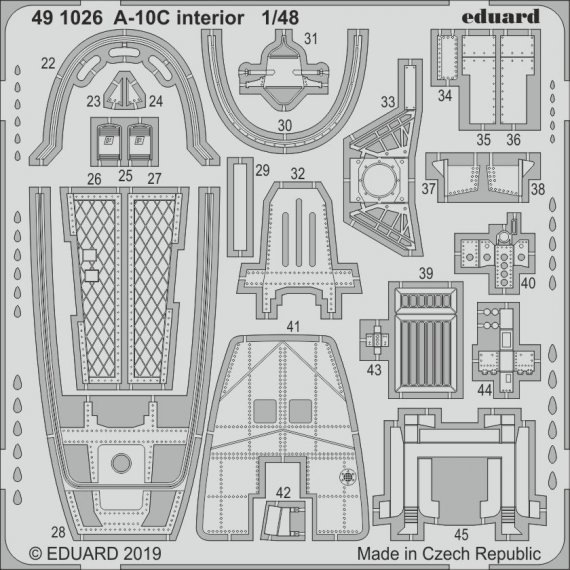 1/48 SET A-10C interior