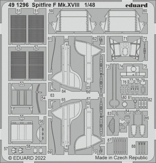 1/48 SET Spitfire F Mk.XVIII