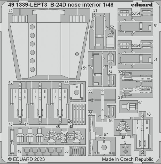 1/48 SET B-24D nose interior