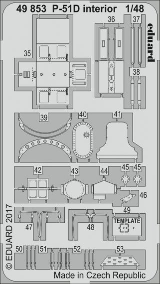1/48 SET P-51D interior