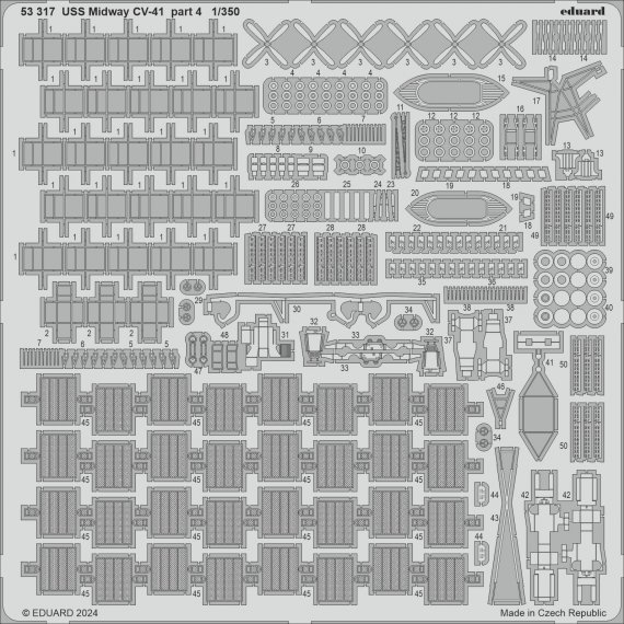 SET 1/350 USS Midway CV-41 part 4 for Trumpeter