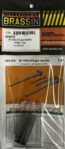 Eduard Brassin Canons Bf 109G-5/6 1/24 pour Airfix