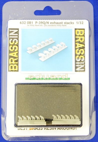 BRASSIN 1/32 P-39Q/N exhaust stacks