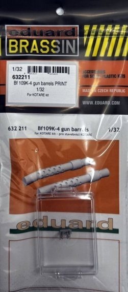 Brassin 1/32 Bf 109K-4 gun barrels KOTARE