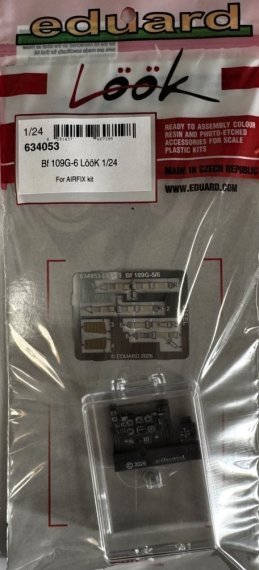 Eduard Brassin 1/24 Bf 109G-6 Look pour Airfix