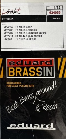 Eduard Brassin 1/32 Bf 109K LooKplus Kotare
