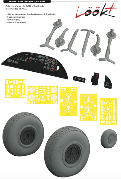 Brassin 1/48 B-17F LooKplus