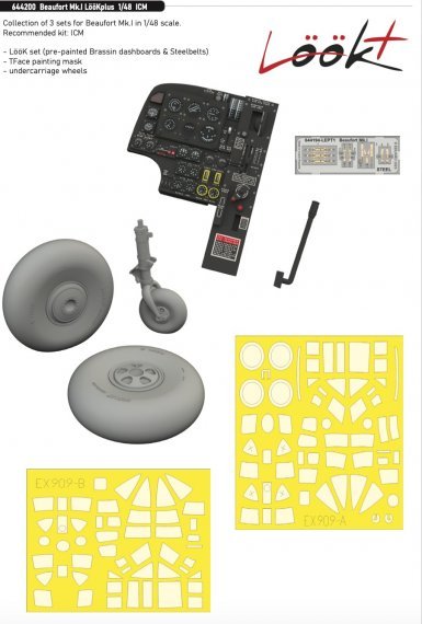 Brassin 1/48 Beaufort Mk.I LooKplus