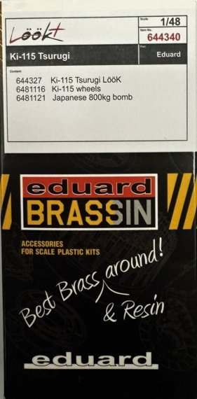 Brassin 1/48 Ki-115 Tsurugi LooKplus for Eduard