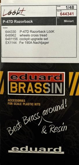 Brassin 1/48 P-47D Razorback LooKplus for Miniart