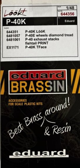 Eduard Brassin 1/48 P-40K LooKplus