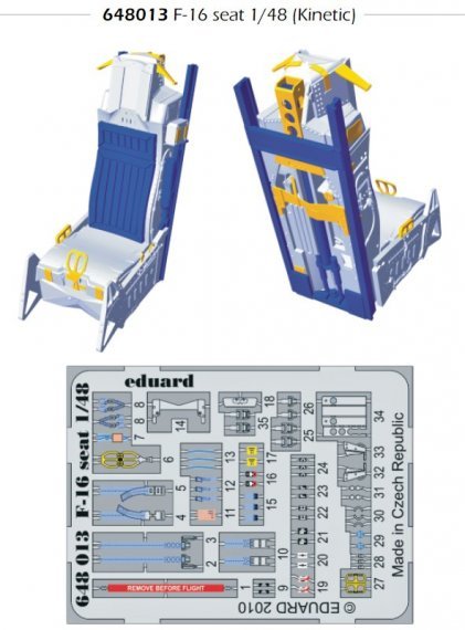 1/48 F-16 seat (KIN)
