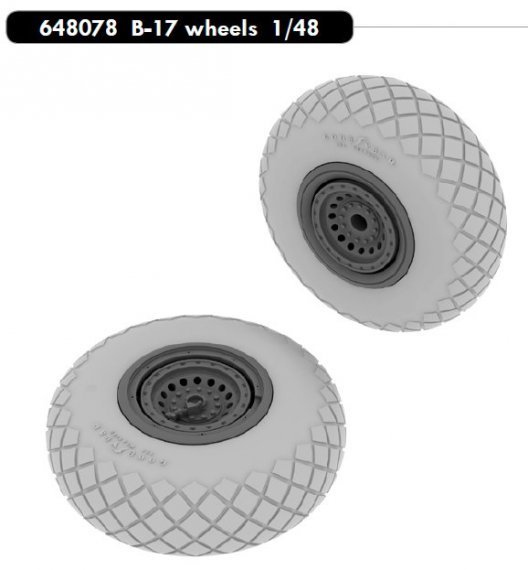 1/48 B-17 wheels