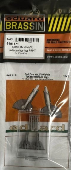 Eduard Brassin 1/48 Spitfire Mk.I/II/Va/Vb Jambes de train