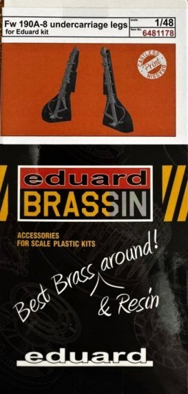 Eduard Brassin 1/48 Jambes de train Fw 190A-8