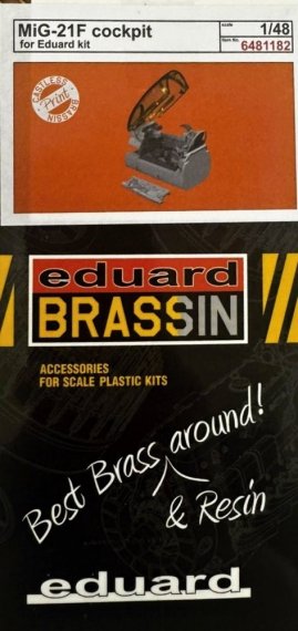 Eduard Brassin Cockpit MiG-21F 1/48 pour Eduard