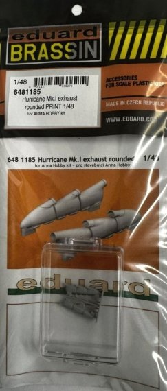 Eduard Brassin �chappements Hurricane Mk.I 1/48 Arma Hobby