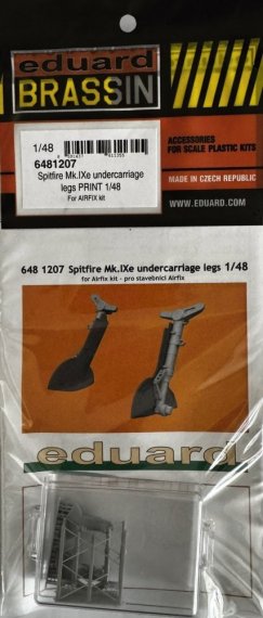 Eduard Brassin Spitfire Mk.IXe Undercarriage Legs 1/48 Airfix