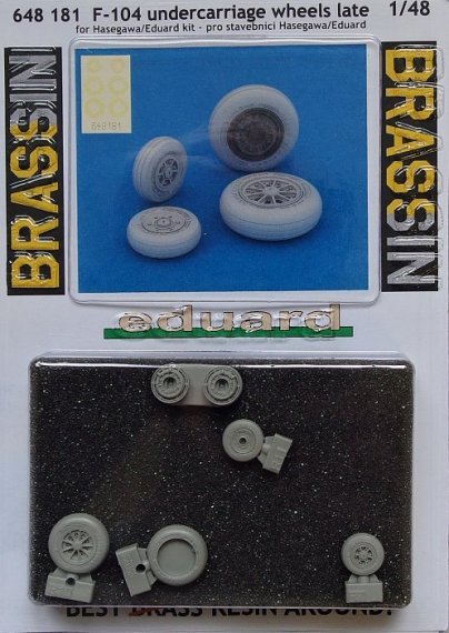 1/48 Lockheed F-104 Starfighter undercarriage wheels late
