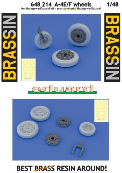 1/48 Douglas A-4E/F Skyhawk wheels late