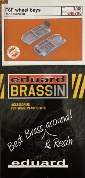 Brassin 1/48 F6F wheel bays PRINT