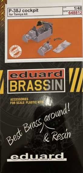 Brassin 1/48 P-38J cockpit PRINT