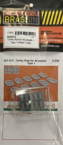 Brassin 1/350 Carley float for 40 people Type 1