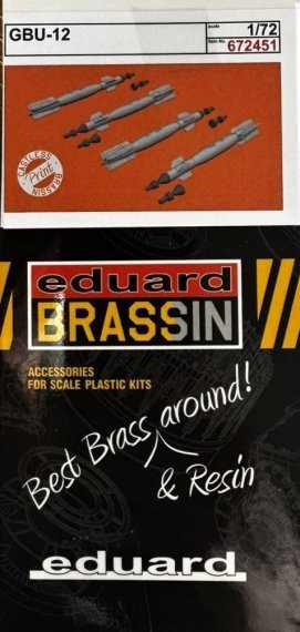 Eduard Brassin GBU-12 PRINT 1/72