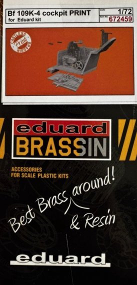 Eduard Brassin Cockpit Bf 109K-4 1/72 pour Eduard