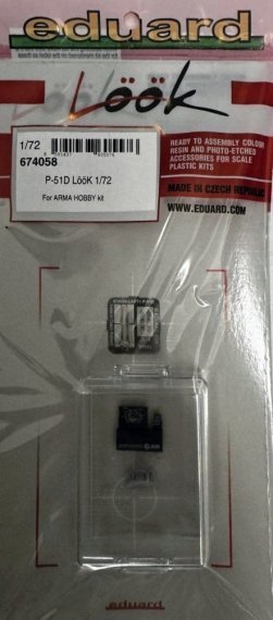 Brassin 1/72 P-51D LooK for Arma Hobby.