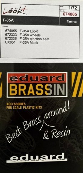 Eduard Brassin 1/72 F-35A LooKplus
