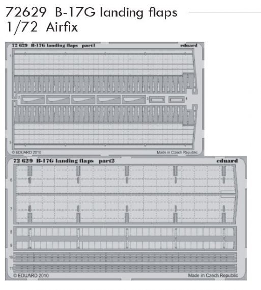 SET B-17G landing flaps