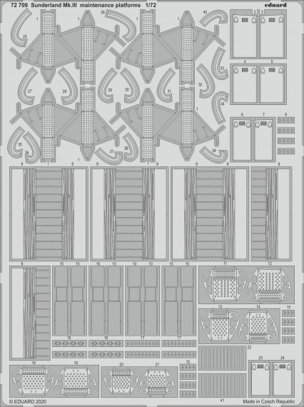 1/72 SET Sunderland Mk.III maintenance platforms