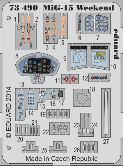 1/72 Mikoyan MiG-15 Weekend (for Eduard)