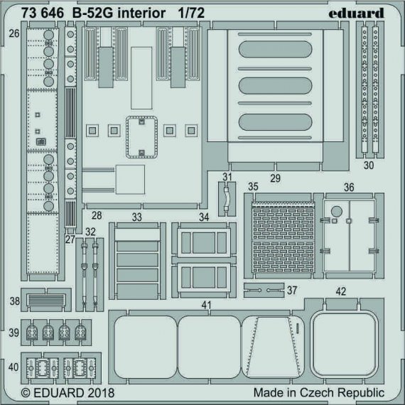 1/72 SET B-52G interior