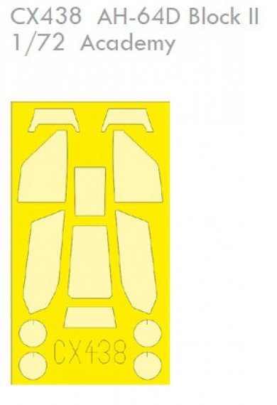 Mask 1/72 AH-64D Block II