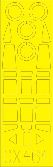 Mask 1/72 Ki-61-II Kai Tear Drop