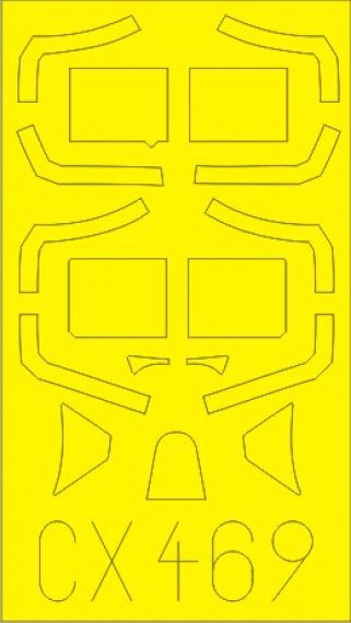 Mask 1/72 Spitfire Mk.XVI Highback