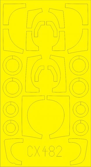 Mask 1/72 MiG-29UB Izdelye 9.51