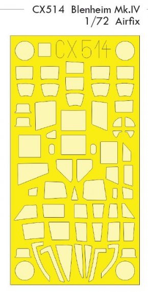 Mask 1/72 Blenheim Mk.IV