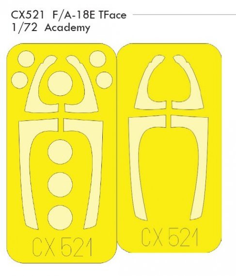 Mask 1/72 F/A-18E TFace