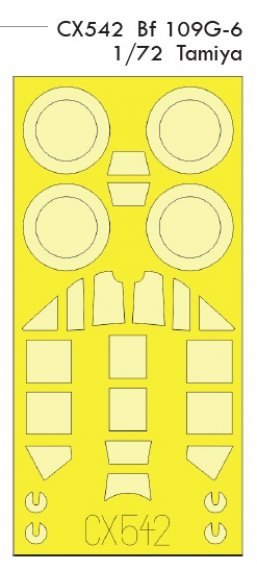 Mask 1/72 Bf 109G-6
