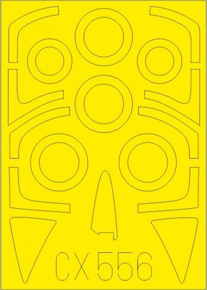 Mask 1/72 Buccaneer S.2C