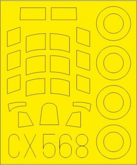 Mask 1/72 Hurricane Mk.IIc