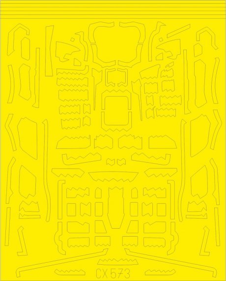 Mask 1/72 F-35B surface panels