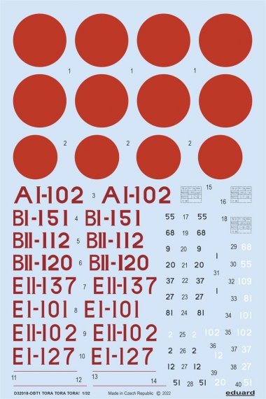1/32 Decals TORA TORA TORA!