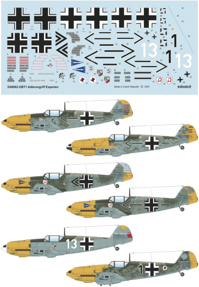 1/48 Decals ADLERANGRIFF: Experten