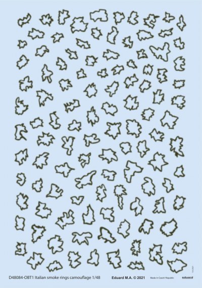 1/48 Decals Italian smoke rings camouflage