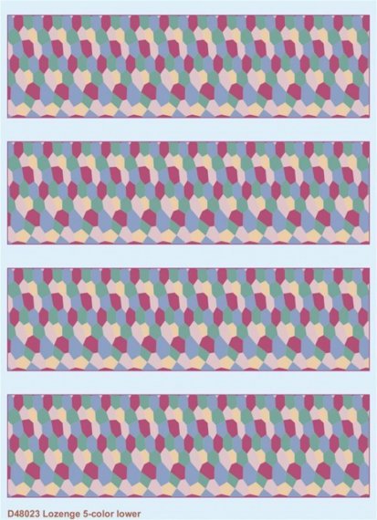 Decals 1/48 Lozenge 5-color lower