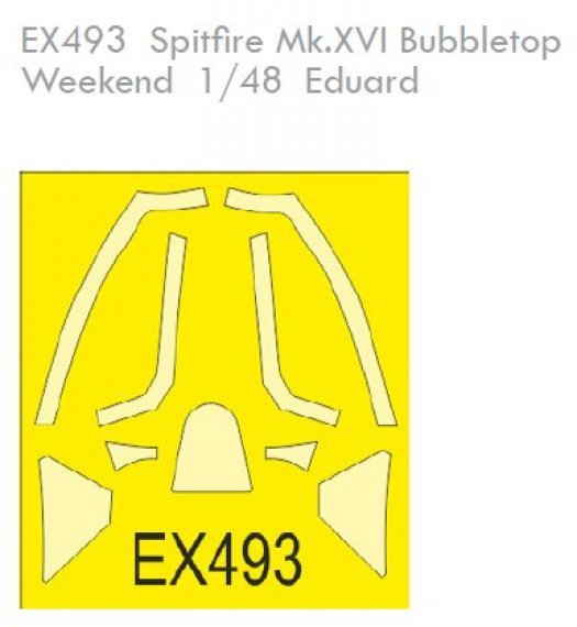 Mask 1/48 Spitfire Mk.XVI Bubbletop